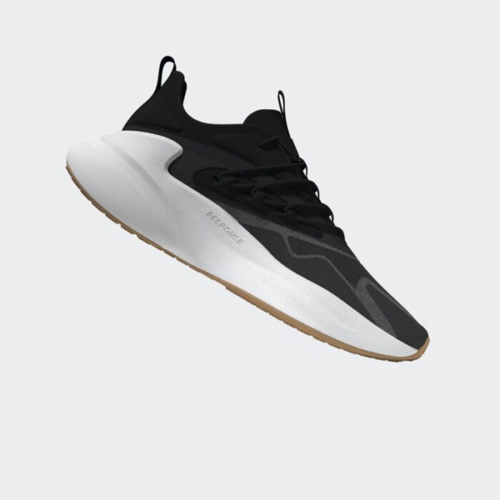 ⁦adidas Mens' Alphaboost V2 Shoes - Black- حذاء اديداس الفا بوست في 2 للرجال لون أسود ونعل أبيض⁩ - الصورة ⁦15⁩