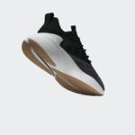 ⁦adidas Mens' Alphaboost V2 Shoes - Black- حذاء اديداس الفا بوست في 2 للرجال لون أسود ونعل أبيض⁩ - الصورة ⁦16⁩