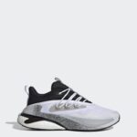 ⁦adidas Mens' Alphaboost V2 Shoes - White- حذاء اديداس الفا بوست في 2 للرجال لون أبيض⁩ - الصورة ⁦2⁩