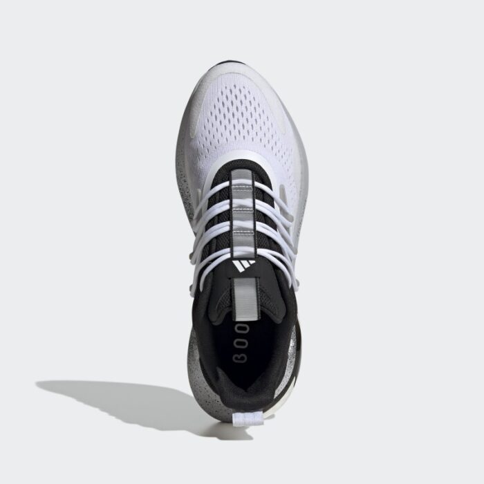 ⁦adidas Mens' Alphaboost V2 Shoes - White- حذاء اديداس الفا بوست في 2 للرجال لون أبيض⁩ - الصورة ⁦3⁩