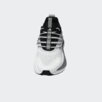 ⁦adidas Mens' Alphaboost V2 Shoes - White- حذاء اديداس الفا بوست في 2 للرجال لون أبيض⁩ - الصورة ⁦13⁩