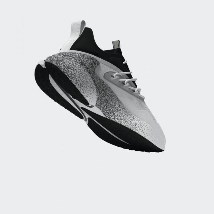 ⁦adidas Mens' Alphaboost V2 Shoes - White- حذاء اديداس الفا بوست في 2 للرجال لون أبيض⁩ - الصورة ⁦16⁩