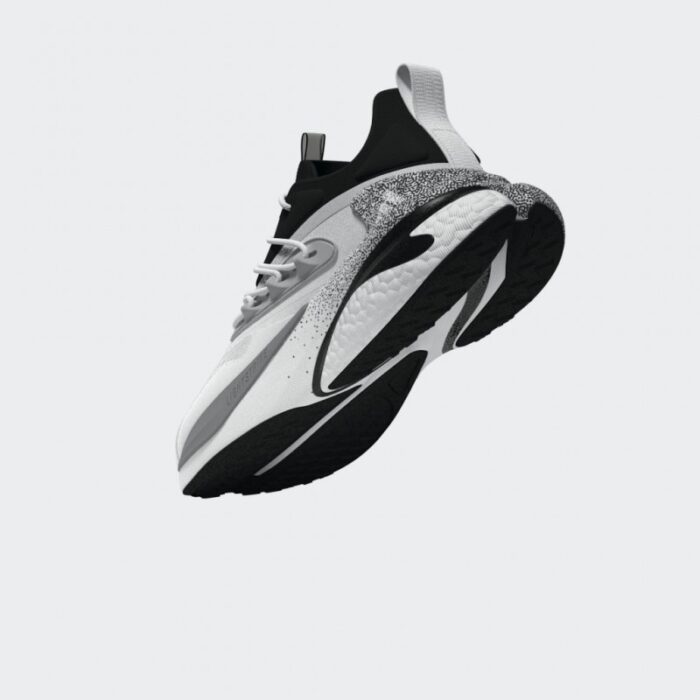 ⁦adidas Mens' Alphaboost V2 Shoes - White- حذاء اديداس الفا بوست في 2 للرجال لون أبيض⁩ - الصورة ⁦18⁩