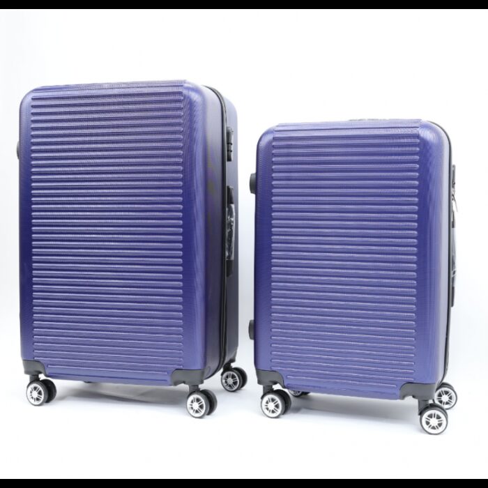 ⁦طقم حقائب سفر (3 قطع) بعدة أحجام لون أزرق⁩ - الصورة ⁦3⁩