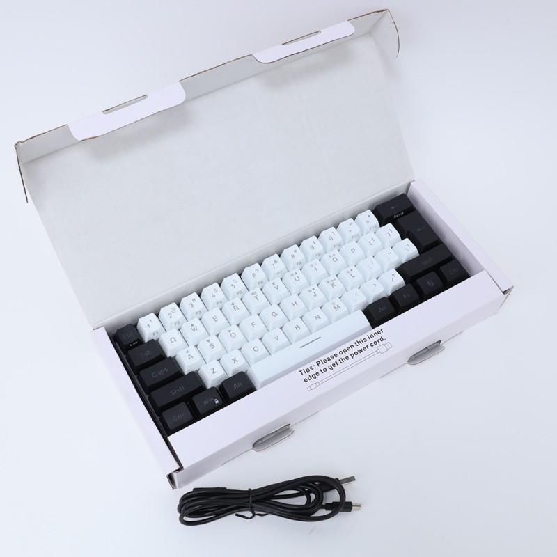 ⁦كيبورد جيمنج لاسلكي rgb g61⁩ - الصورة ⁦1⁩