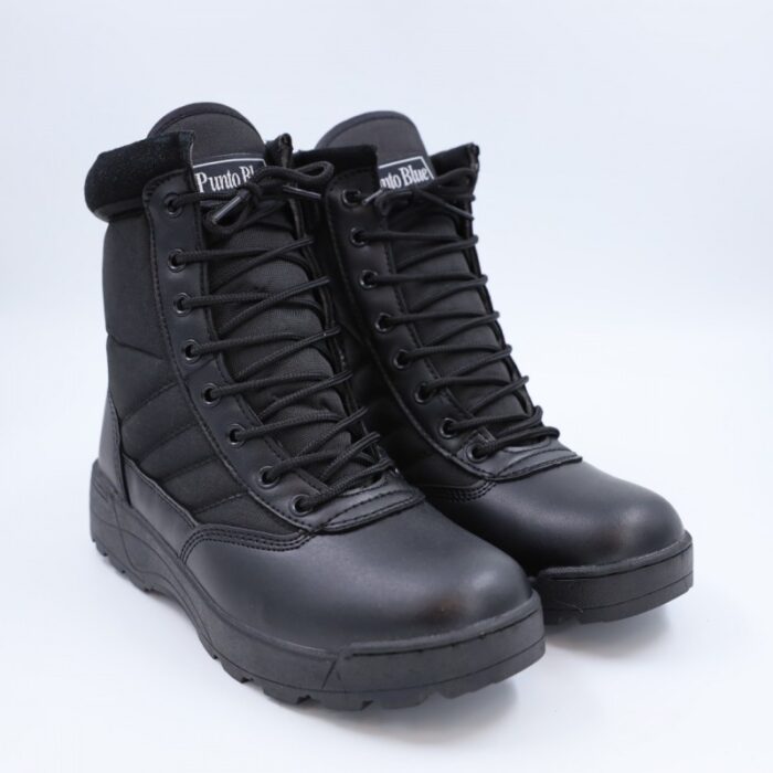 1033752457_67dc6ccbb88d0 بسطار عسكري صيني من Punto Blue لون اسود - الصورة 1
