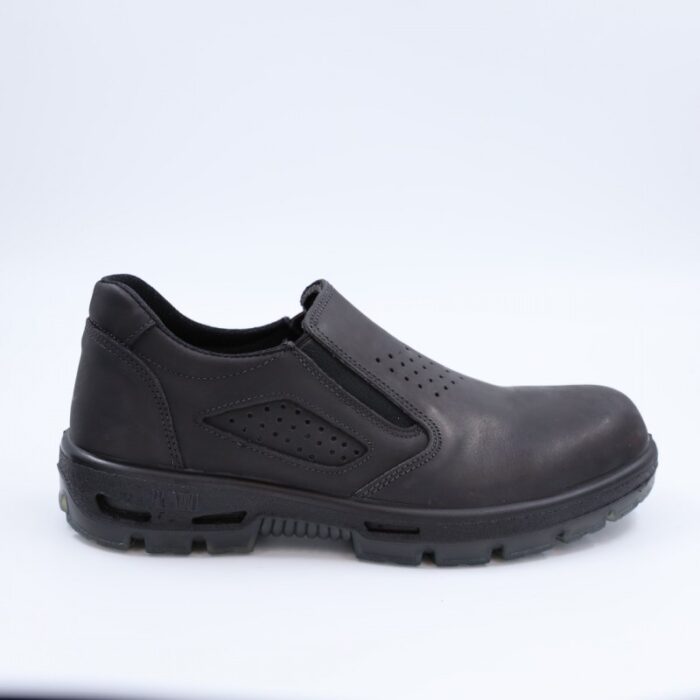 ⁦حذاء عمل مقدمة بدون حديد قصير الكاحل للرجال لون أسود⁩ - الصورة ⁦5⁩