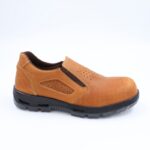 ⁦حذاء عمل مقدمة بدون حديد قصير الكاحل للرجال لون عسلي⁩ - الصورة ⁦5⁩