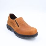 ⁦حذاء عمل مقدمة بدون حديد قصير الكاحل للرجال لون عسلي⁩ - الصورة ⁦6⁩