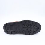 ⁦بسطار جلد بدون حديد من Punto للرجال لون بني غامق⁩ - الصورة ⁦2⁩