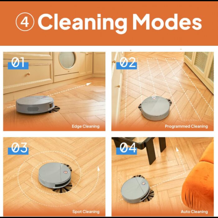 ⁦LIGHT 'N' EASY A5 Robot Vacuum مكنسة كهربائية روبوتية الشحن التلقائي⁩ - الصورة ⁦5⁩