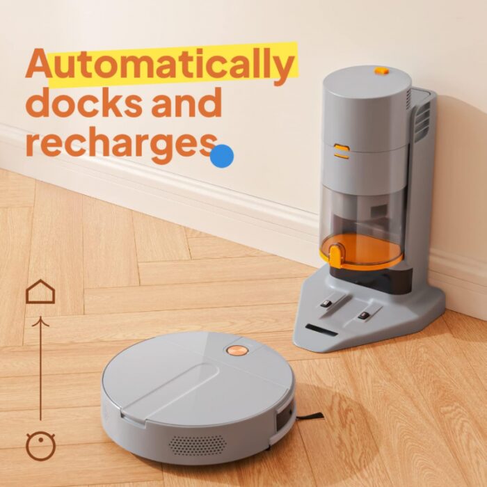 ⁦LIGHT 'N' EASY A5 Robot Vacuum مكنسة كهربائية روبوتية الشحن التلقائي⁩ - الصورة ⁦6⁩