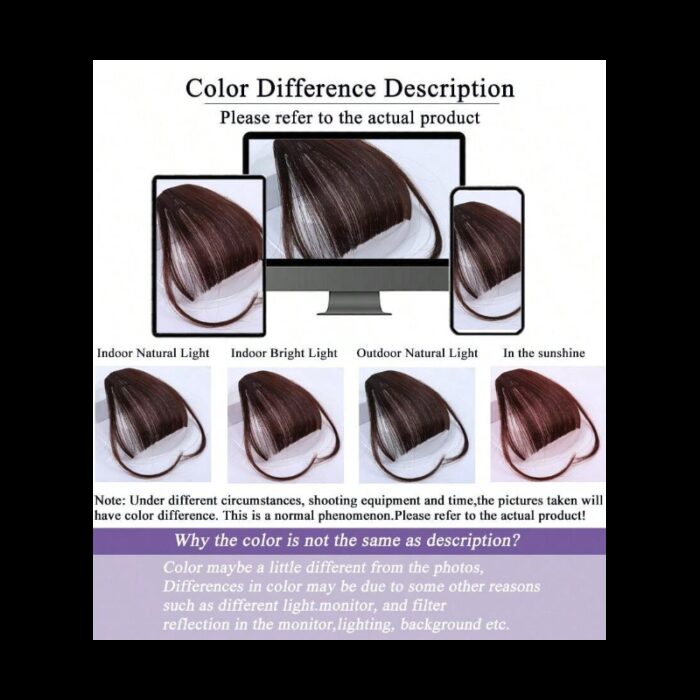 ⁦غرة شعر صناعية⁩ - الصورة ⁦9⁩