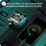 ⁦ايربود M25 بوربانك سماعة لاسلكية مع شاشة⁩ - الصورة ⁦2⁩