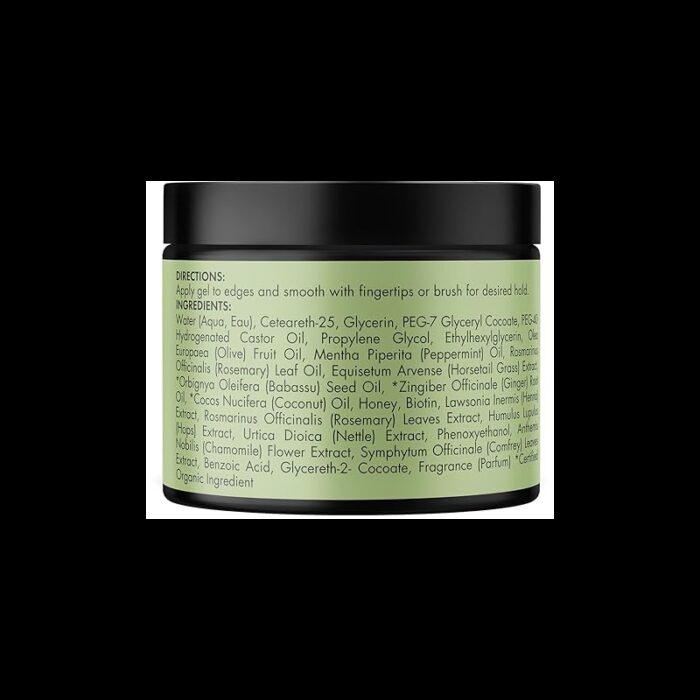 ⁦جل تقوية الحواف بإكليل الجبل والنعناع من ميلي أورجانيكس حجم 57 غم -Mielle Organics Rosemary Mint Strengthening Edge Gel 57 G⁩ - الصورة ⁦2⁩