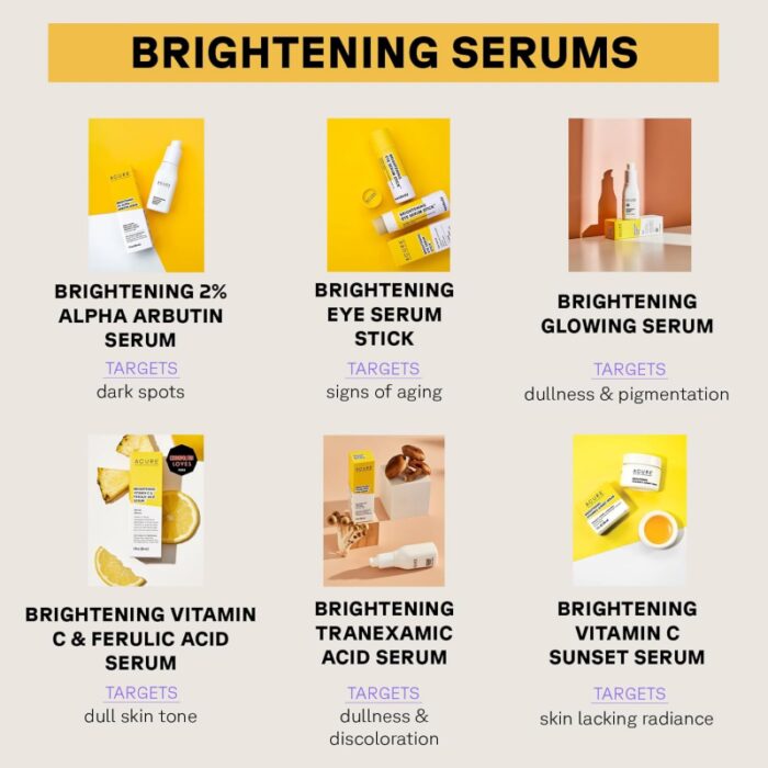 ⁦سيروم تفتيح البشرة من اكيور حجم 30 مل -Brightening Glowing Serum By Acure 30 ML⁩ - الصورة ⁦5⁩