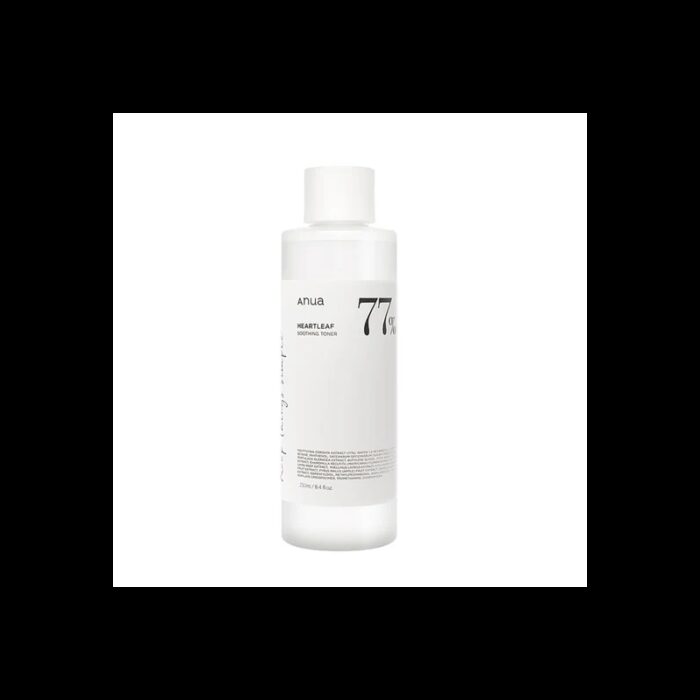تونر مهدى 77% بخلاصة الهارتليف من أنوا حجم 250 مل -Heartleaf 77% Soothing Toner By Anua 250 ML