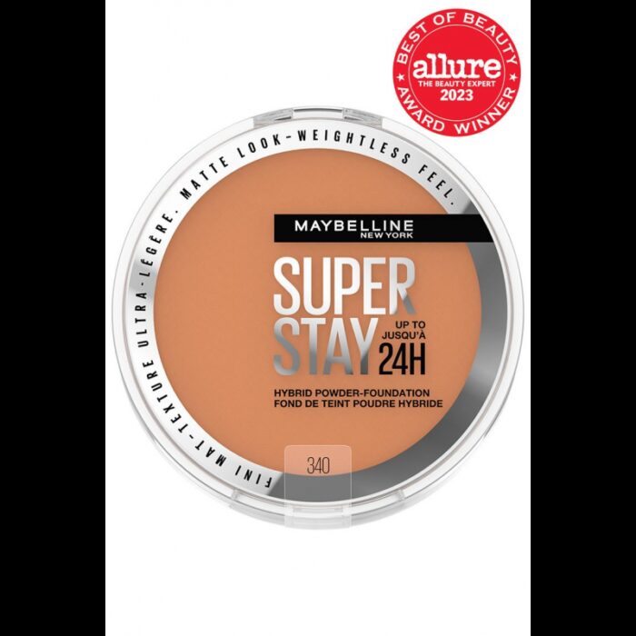 ⁦بودرة اساس هايبرد سوبر ستاي تدوم حتى 24 ساعة Maybelline Super Stay Up To 24Hr Hybrid Powder-Foundation (340) By Maybelline 6 g⁩ - الصورة ⁦2⁩