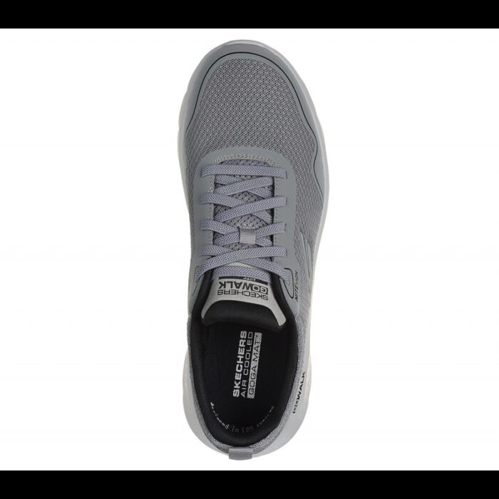 ⁦Skechers Men's GOwalk Flex - Nitevizn Shoes - حذاء سكيتشرز جو ووك فليكس- نيتفيزن للرجال لون رمادي⁩ - الصورة ⁦3⁩