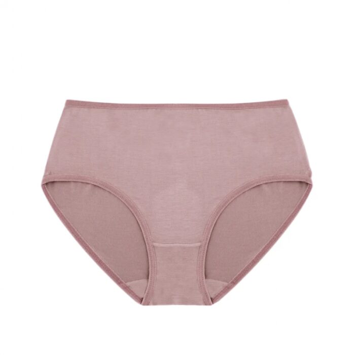 ⁦طقم داخلي (3 قطع) قطن من milk للنساء بألوان متعددة سادة⁩ - الصورة ⁦3⁩