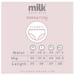 ⁦طقم داخلي (3 قطع) قطن من milk للنساء بألوان متعددة سادة⁩ - الصورة ⁦5⁩