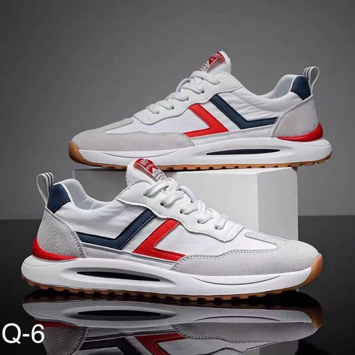 1033752924_67dc6ff15ab26 حذاء رباضي للرجال لون أبيض وكحلي وسكري - الصورة 1