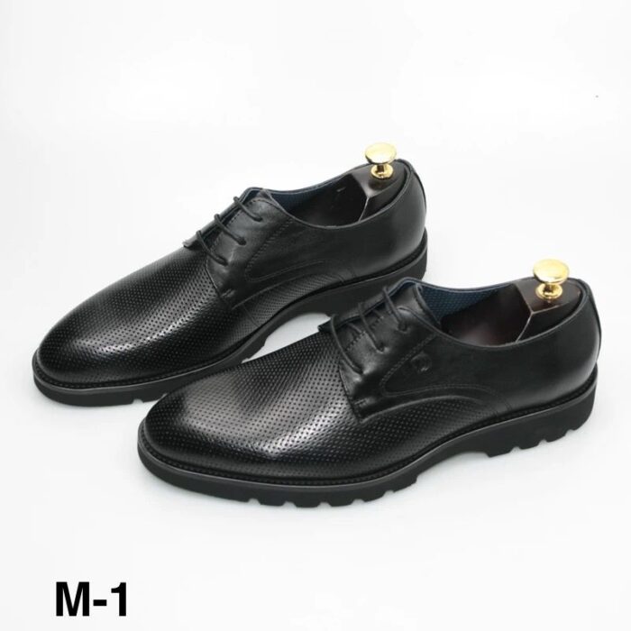 1033752930_67dc6ffe3aa6b حذاء رسمي للرجال لون أسود - الصورة 1