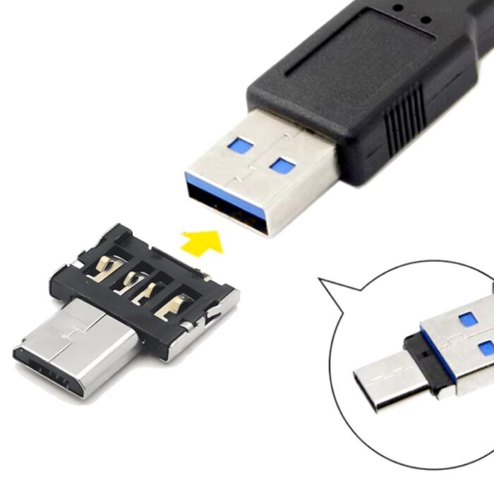 ⁦محول Micro USB OTG ل أقراص فلاش  Disk للكمبيوتر اللوحي والهاتف⁩ - الصورة ⁦7⁩