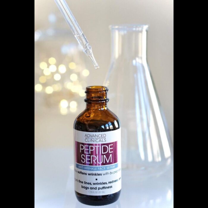 ⁦سيروم ببتيد سريري متقدم للتجاعيد والخطوط الدقيقة من أدفانسد كلينيكال 52 مل -Peptide Serum By Advanced Clinicals 52ML⁩ - الصورة ⁦10⁩