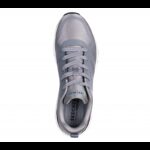 ⁦Skechers Men's Tres-Air Uno - Revolution-Airy Shoes -حذاء سكيتشرز تريس اير أونو للرجال لون رمادي ونعل أبيض⁩ - الصورة ⁦3⁩