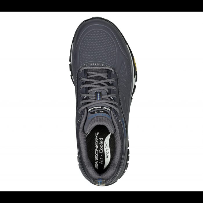 ⁦Skechers Men's Relaxed Fit: Arch Fit Road Walker - Recon Shoes - حذاء سكيتشرز ارتش فيت رود ووكر- ريكون للرجال لون رمادي⁩ - الصورة ⁦3⁩
