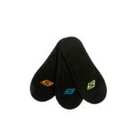جوارب سكيتشرز القارب المخفية (3 أزواج) للرجال (41-46) لون اسود- Skechers Mens' Invisable 41-46 (3 Pair) Socks