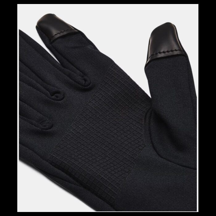 ⁦Under Armour Women's UA Storm Liner Gloves - كفوف أندر آرمر ستورم لينر للنساء لون أسود⁩ - الصورة ⁦3⁩