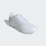 ⁦adidas Mens' Copa Pure 2 League Firm Ground Boots - White- حذاء اديداس كلوبا بيور 2 للرجال لون أبيض⁩ - الصورة ⁦5⁩