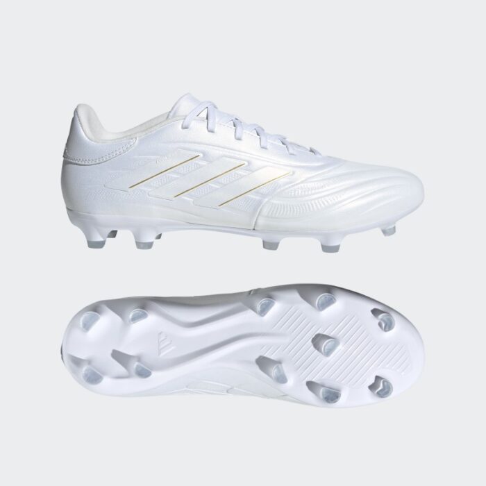 ⁦adidas Mens' Copa Pure 2 League Firm Ground Boots - White- حذاء اديداس كلوبا بيور 2 للرجال لون أبيض⁩ - الصورة ⁦11⁩