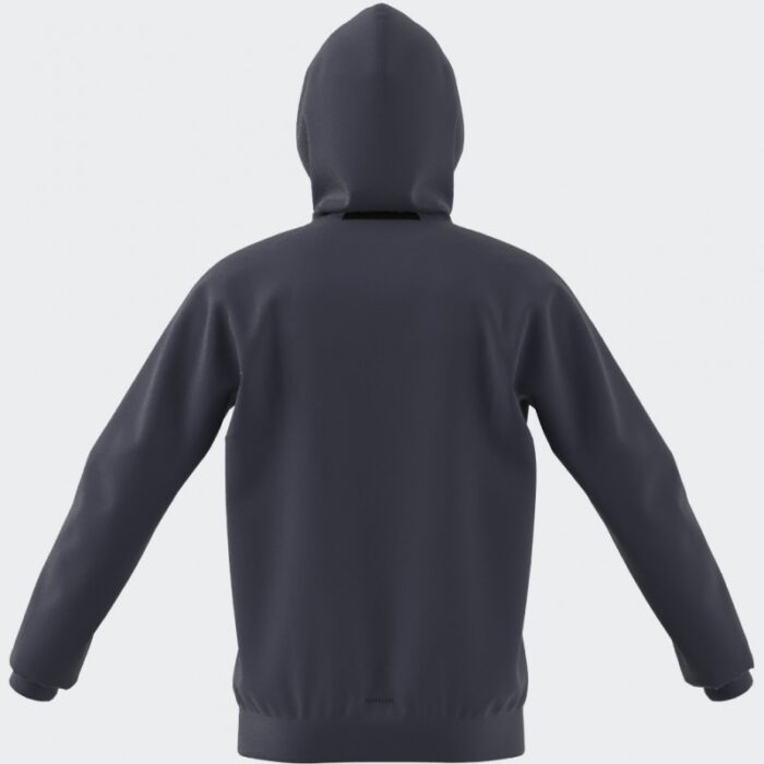 ⁦adidas Mens' Designed for Training Hoodie - Blue- هودي اديداس ديزايند فور ترينيغ للرجال لون أزرق⁩ - الصورة ⁦10⁩
