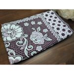 شرشف مصري قطن 100% مقاس 170*210 سم لون خمري