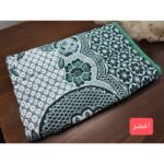 شرشف مصري قطن 100% مقاس 160*200 سم لون أخضر