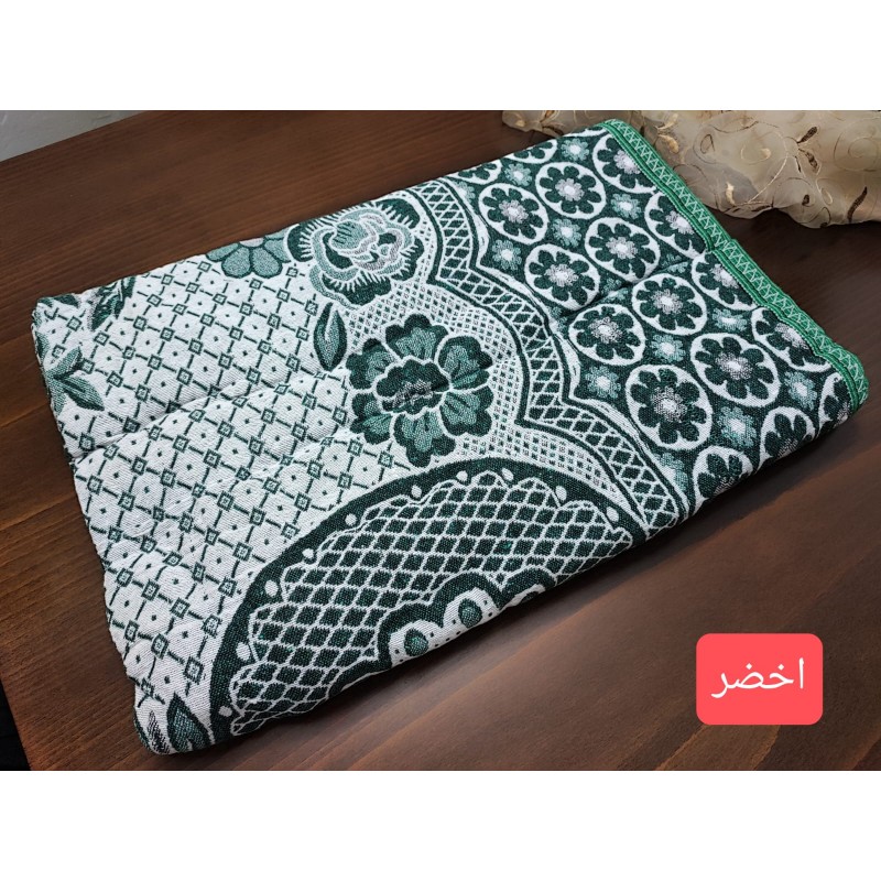 ⁦شرشف مصري قطن 100% مقاس 160*200 سم لون أخضر⁩ - الصورة ⁦1⁩