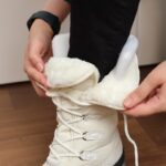 ⁦جزمة ساق  متوسط الطول للنساء لون أبيض⁩ - الصورة ⁦17⁩