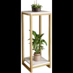 طاولة هيكل معدني رفين