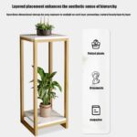 ⁦طاولة هيكل معدني رفين⁩ - الصورة ⁦2⁩