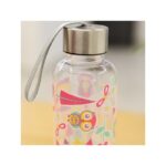 ⁦مطرة بلاستيك بغطاء معدني بتصميم رسومات سعة 450 مل⁩ - الصورة ⁦2⁩