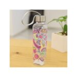 ⁦مطرة بلاستيك بغطاء معدني بتصميم رسومات سعة 450 مل⁩ - الصورة ⁦5⁩