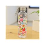 ⁦مطرة بلاستيك بغطاء معدني بتصميم رسومات سعة 450 مل⁩ - الصورة ⁦5⁩