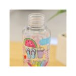 ⁦مطرة بلاستيك بغطاء معدني بتصميم رسومات سعة 450 مل⁩ - الصورة ⁦2⁩