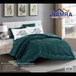 طقم لحاف شتوي (6 قطع) بالحجم المجوز موديل اسطنبول ISTSANBUL-02 لون تركواز