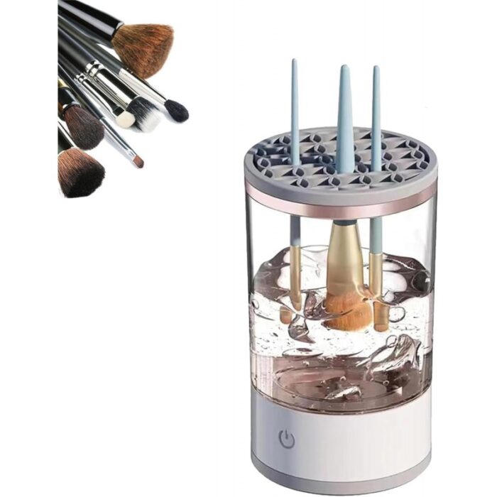 ⁦جهاز تنظيف فراشي المكياج مع سيروم تنظيف⁩ - الصورة ⁦6⁩