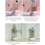 ⁦جهاز تنظيف فراشي المكياج مع سيروم تنظيف⁩ - الصورة ⁦12⁩