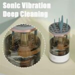 ⁦جهاز تنظيف فراشي المكياج مع سيروم تنظيف⁩ - الصورة ⁦13⁩